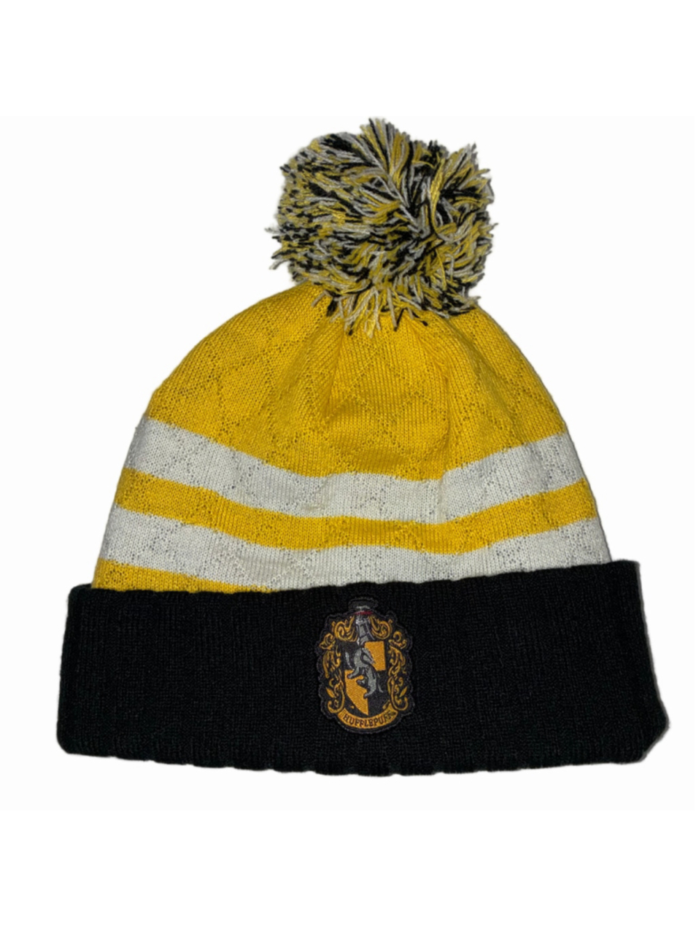 Women's Universal Studios Hufflepuff Beanie One Size Yellow Black
